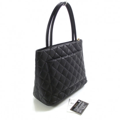 Chanel Caviar Medallion Tote Black 3 of 11