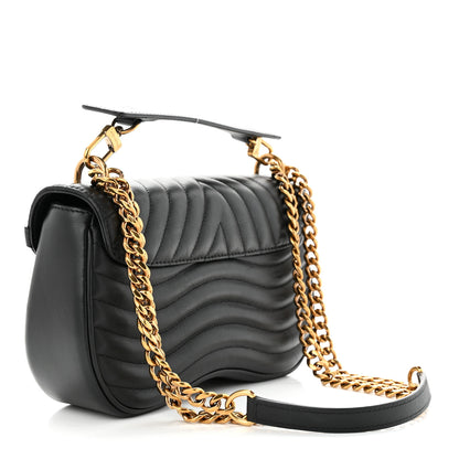 Louis Vuitton Calfskin New Wave Chain MM Black 3 of 11