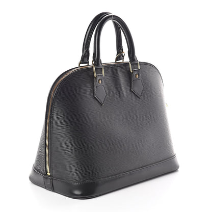 Louis Vuitton Epi Alma PM Black 3 of 9