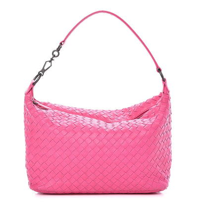 Bottega Veneta Nappa Intrecciato Small Shoulder Bag Rosa Shock 1 of 11