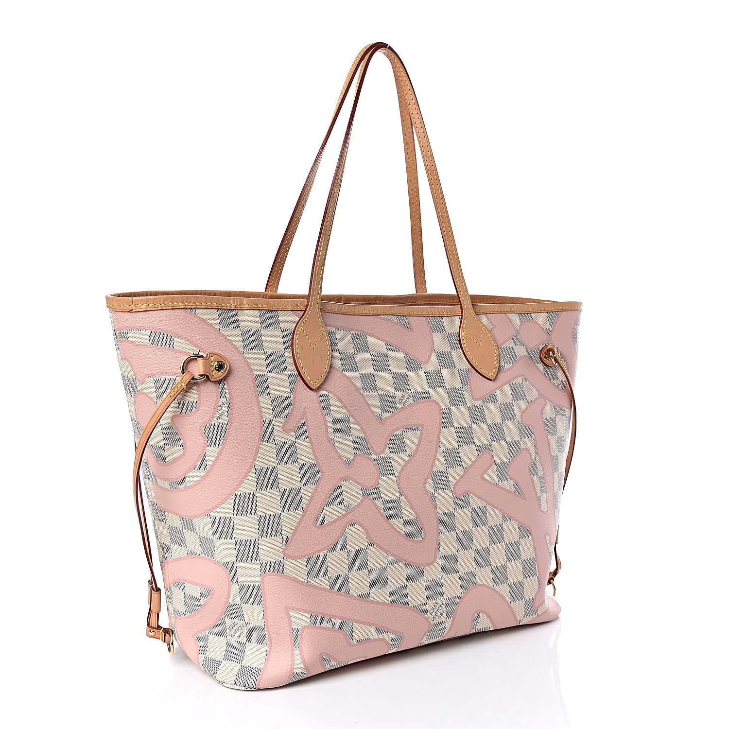 Louis Vuitton Damier Azur Tahitienne Neverfull MM 4 of 13