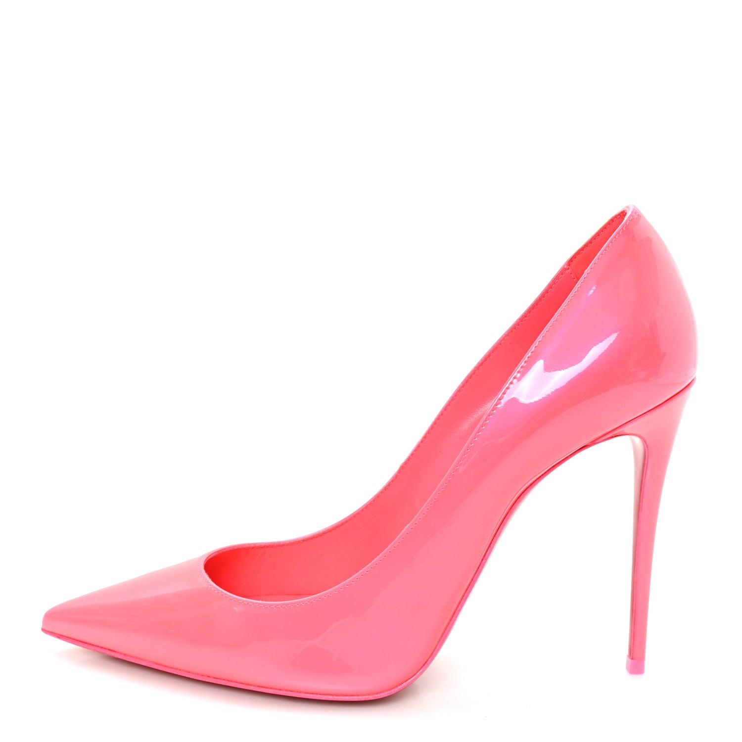 Christian Louboutin Patent So Kate 100 Pumps 38 Fluo Pink 1 of 9