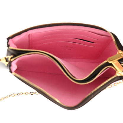 Louis Vuitton Monogram 2019 Christmas Animation Double Zip Pochette 5 of 10