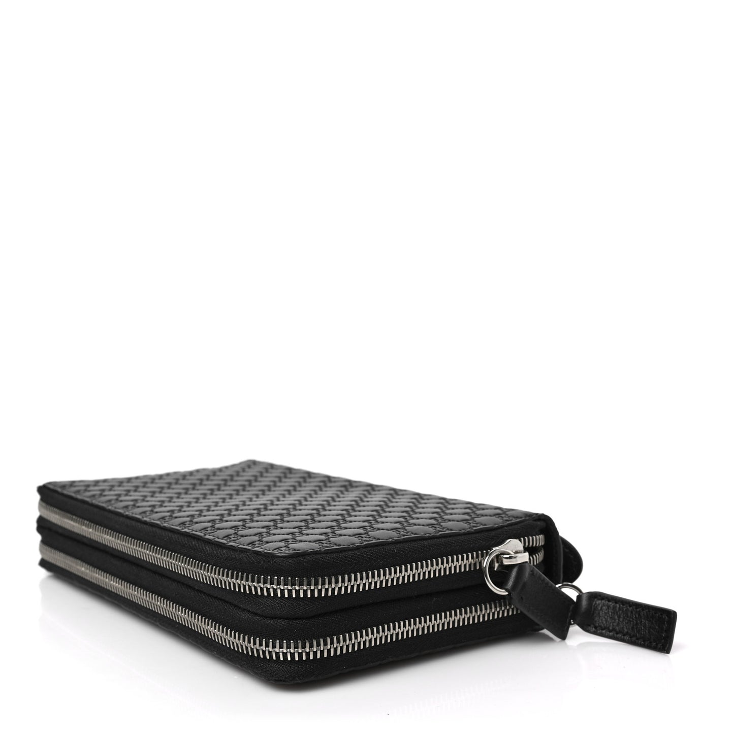 Microguccissima Zip Around Top Handle Travel Wallet Testa di Moro