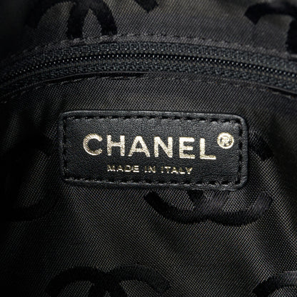 Chanel Calfskin Wild Stitch Top Handle Bag Black 7 of 12