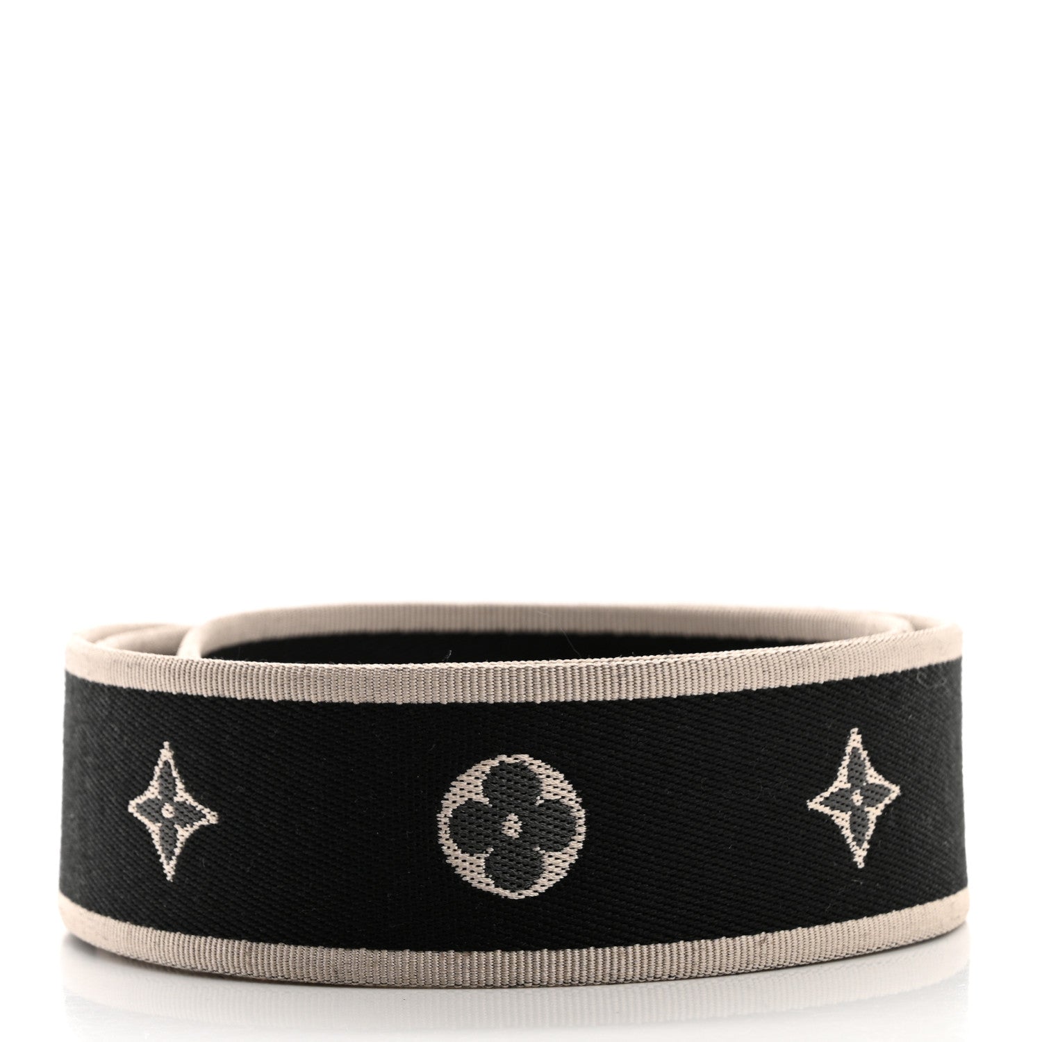 Louis Vuitton Jacquard Diane Shoulder Strap Black Ivory 2 of 5