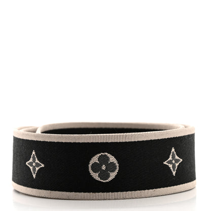 Louis Vuitton Jacquard Diane Shoulder Strap Black Ivory 2 of 5