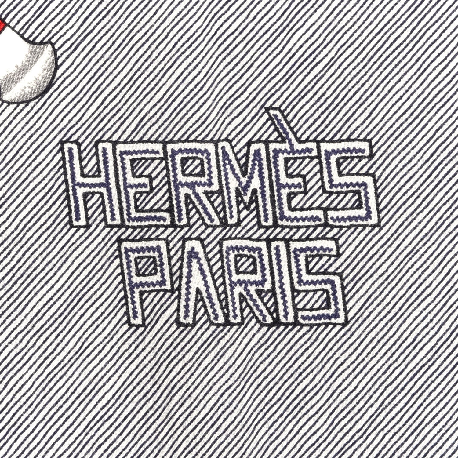 Hermes Cashmere Silk Parcours Sans Faute Shawl 140 2 of 5
