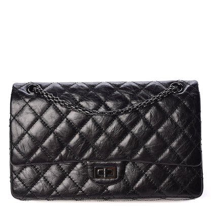 Chanel Aged Calfskin Quilted 2.55 Reissue 226 Flap So Black 1 of 10