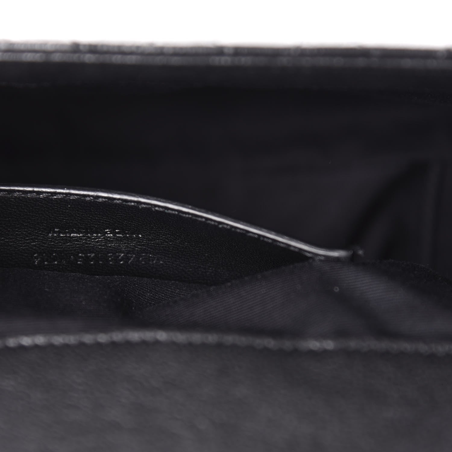Saint Laurent Sheepskin Tri-Quilt Monogram Medium College Bag Black 10 of 11