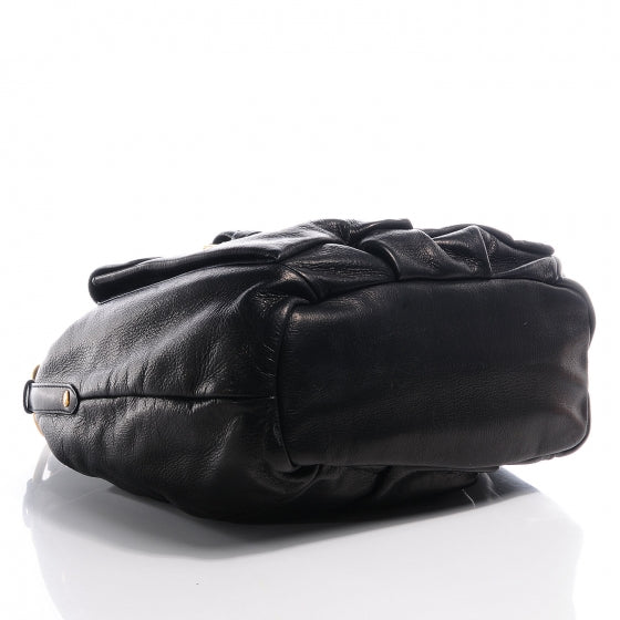 Prada Cervo Shine Hobo Nero Black 4 of 9