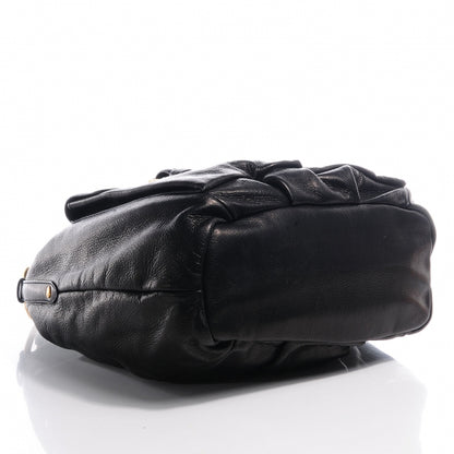 Prada Cervo Shine Hobo Nero Black 4 of 9