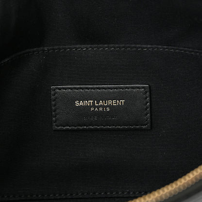 Saint Laurent Grain De Poudre Monogram Belt Bag Black 6 of 14