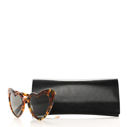 Saint Laurent Acetate Heart Frame Loulou SL181 Sunglasses Tortoise 7 of 7