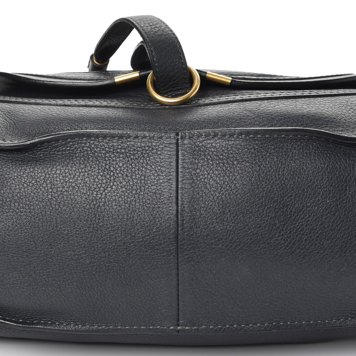 Calfskin Small Marcie Satchel Teal