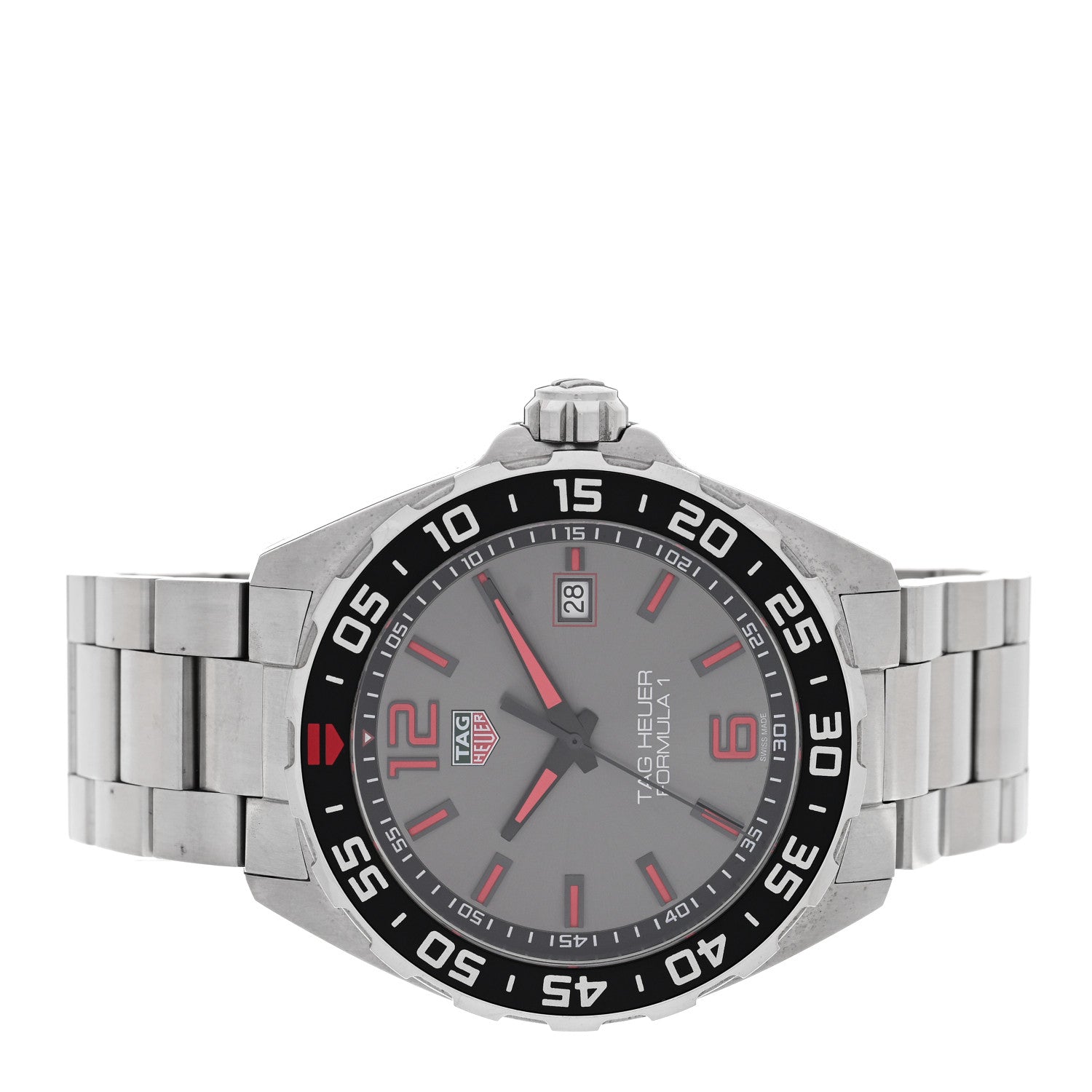 Tag Heuer Stainless Steel 43mm Formula 1 Quartz Watch Silver WAZ1018 2 of 4