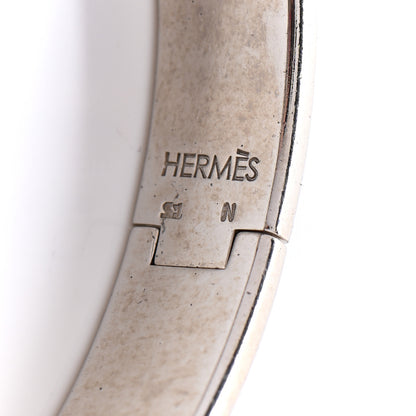Hermes Enamel Narrow Clic Clac H Bracelet PM Black 5 of 7
