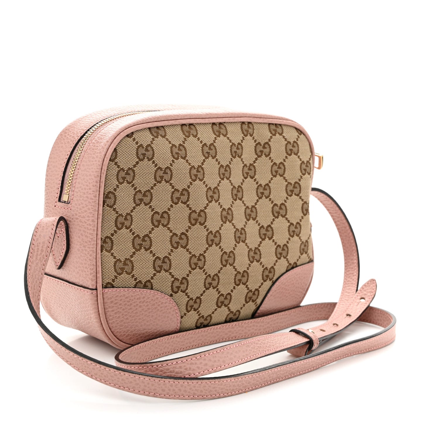 Monogram Mini Bree Messenger Bag Beige Soft Pink