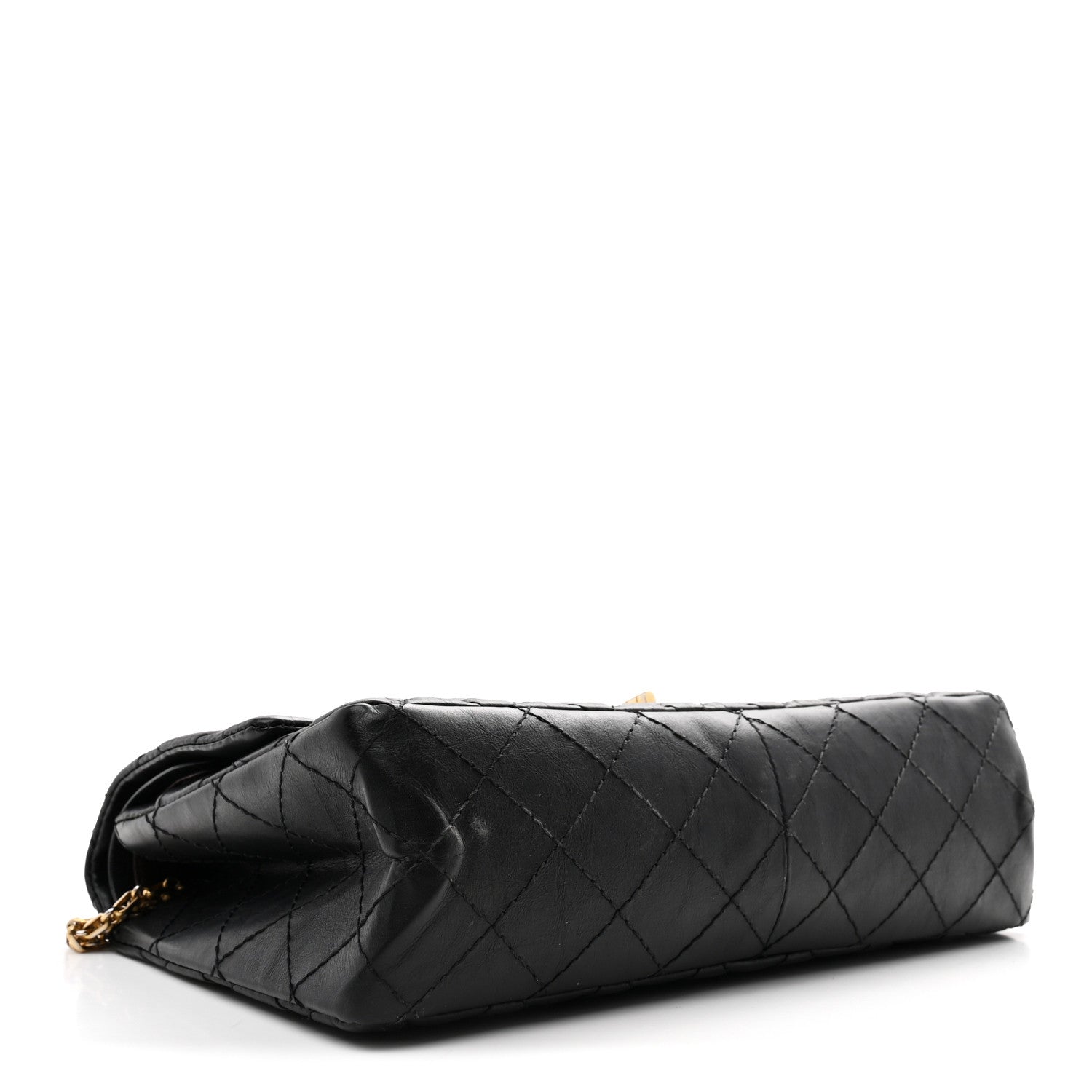 Chanel Aged Calfskin Quilted 2.55 Reissue 226 Flap Black 4 of 10