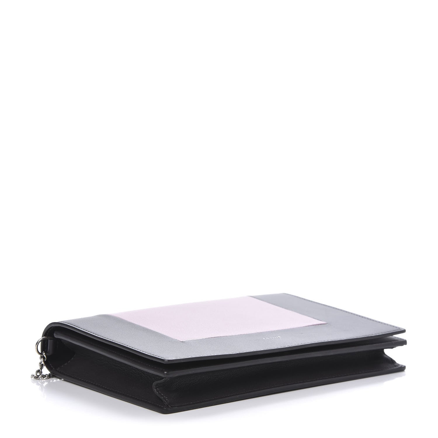 Celine Smooth Lambskin Frame Evening Chain Clutch Liquorice Antique Rose 4 of 9