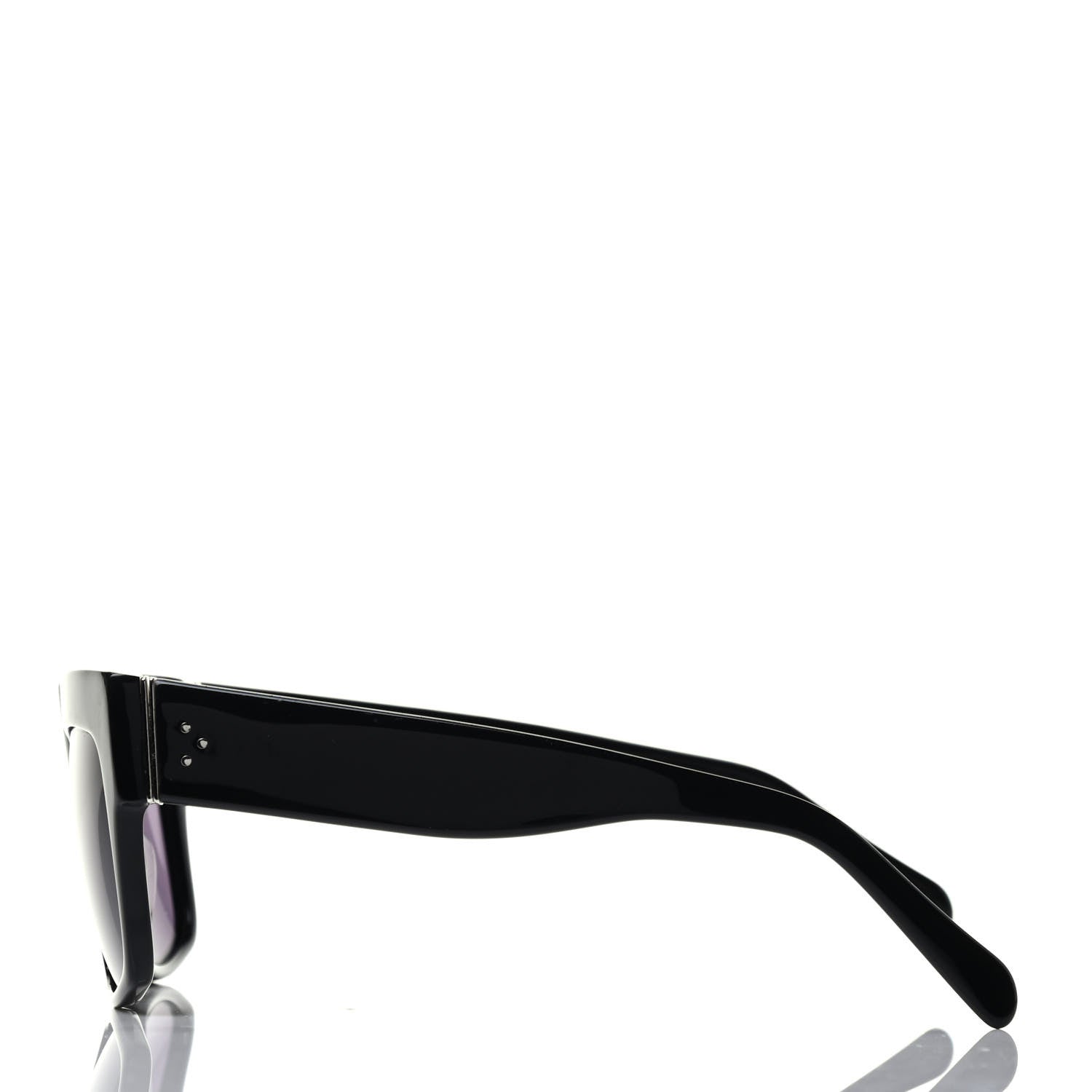 Celine Polarized ZZ Top Sunglasses CL 41756 Black 3 of 7