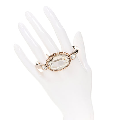 Christian Dior Metal Crystal Cuff Bracelet 2 of 4