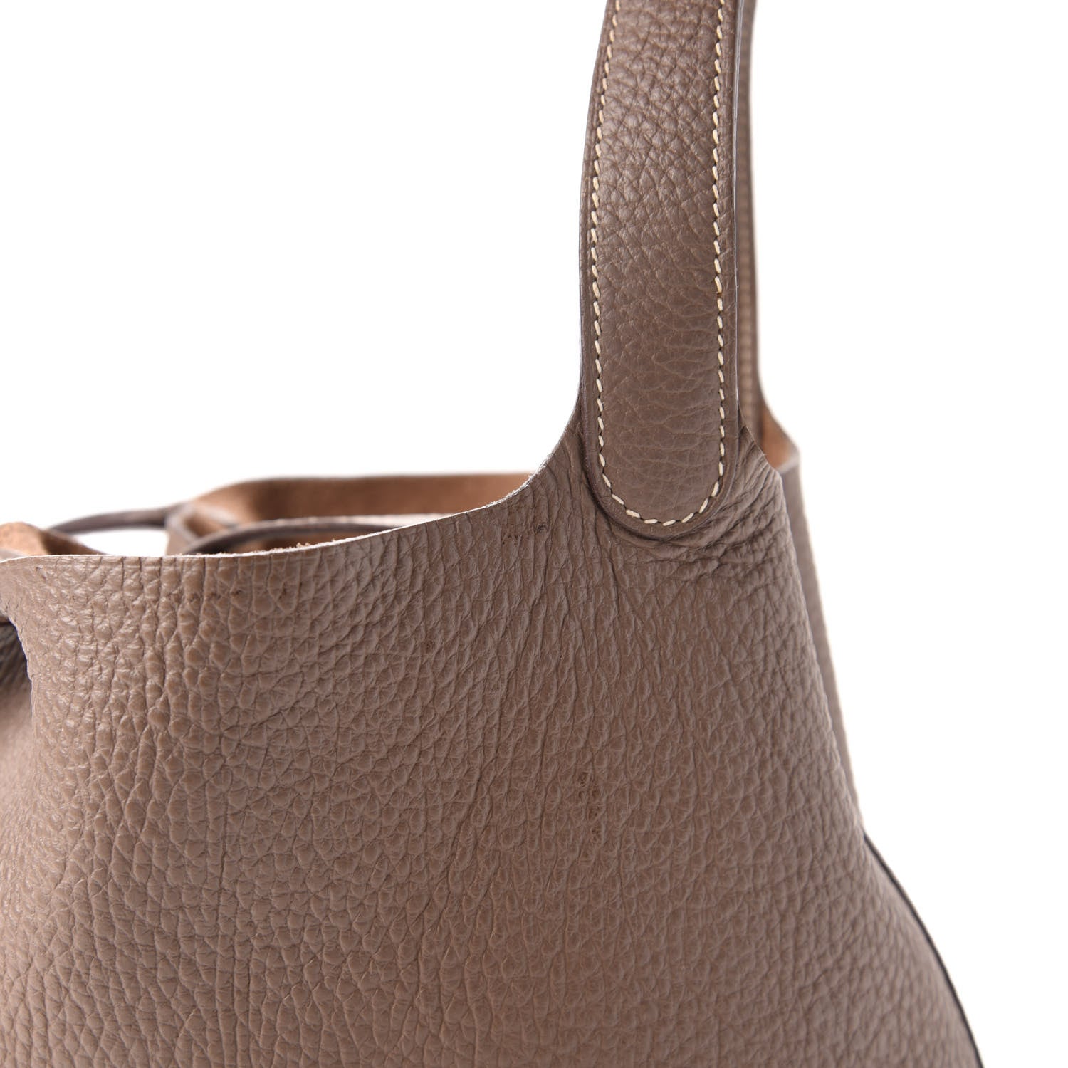 Hermes Taurillon Clemence Picotin Lock 18 PM Etoupe 9 of 13