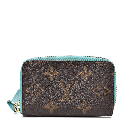 Louis Vuitton Monogram Zippy Multicartes Turquoise 1 of 9