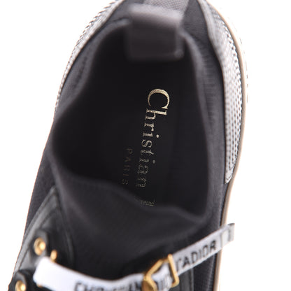 Christian Dior Technical Mesh Calfskin Womens Walk'N'Dior High Top Sneaker 35.5 Black 5 of 7