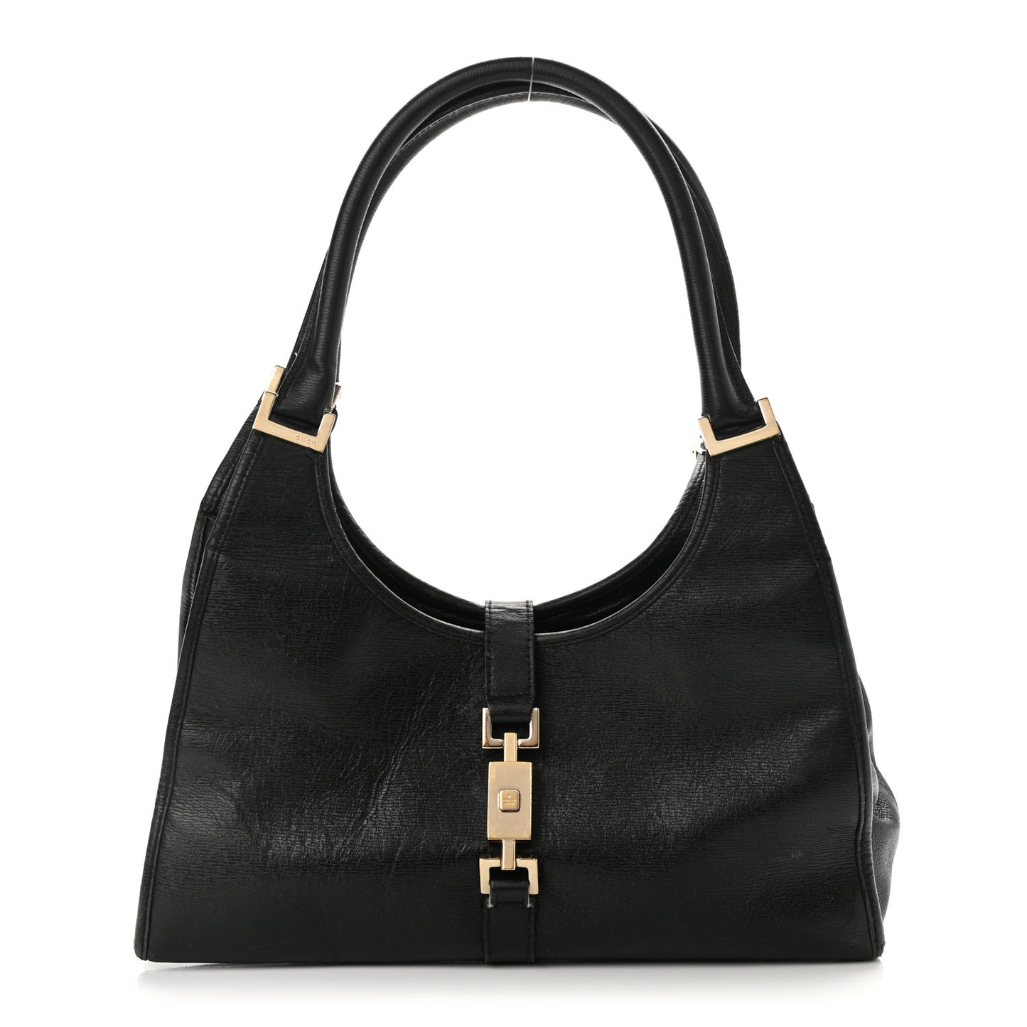 Calfskin Bardot Shoulder Bag Black