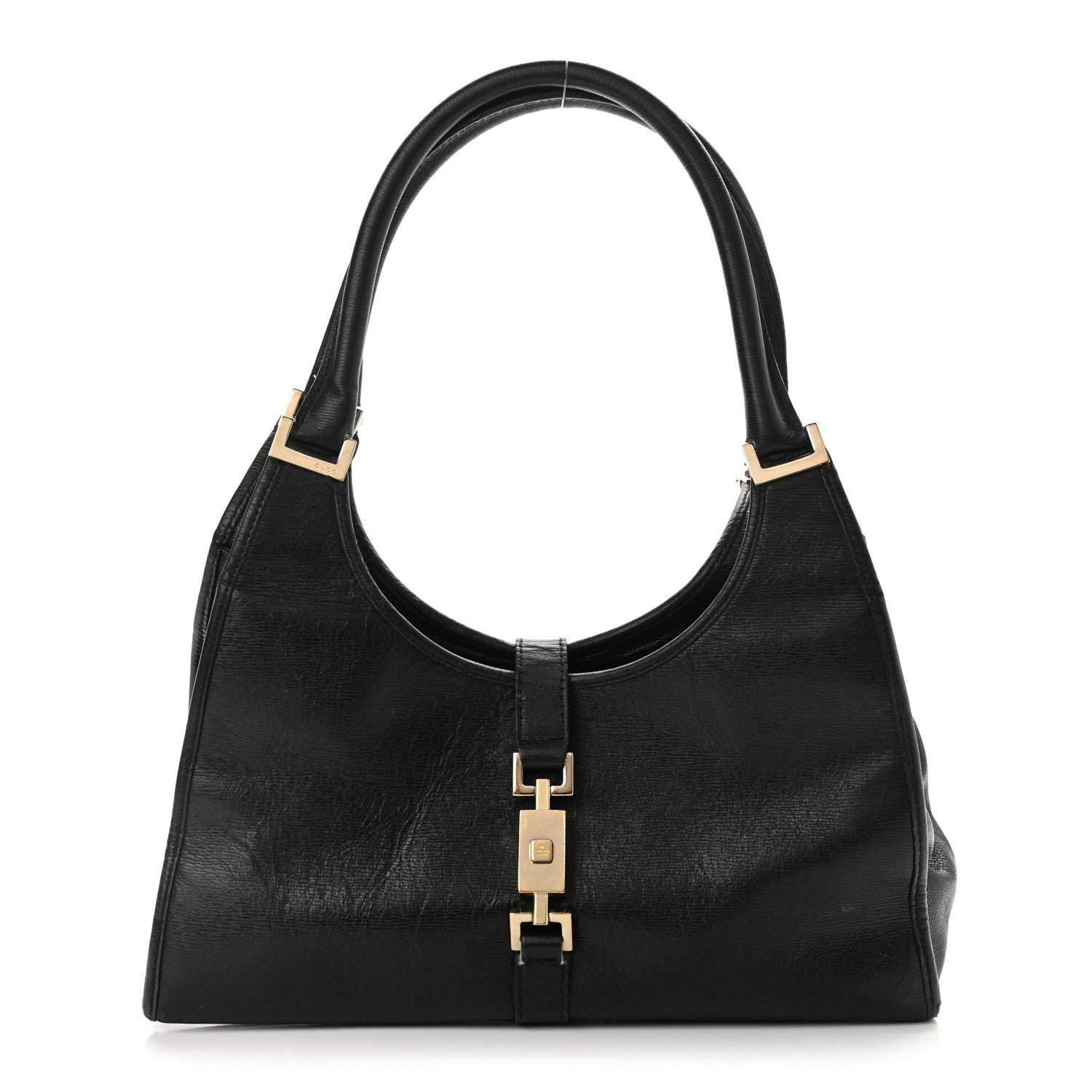 Gucci Calfskin Bardot Shoulder Bag Black 1 of 19