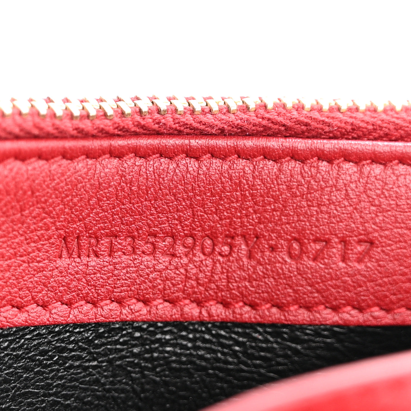 Goatskin Belle De Jour Flap Wallet Rouge Orient