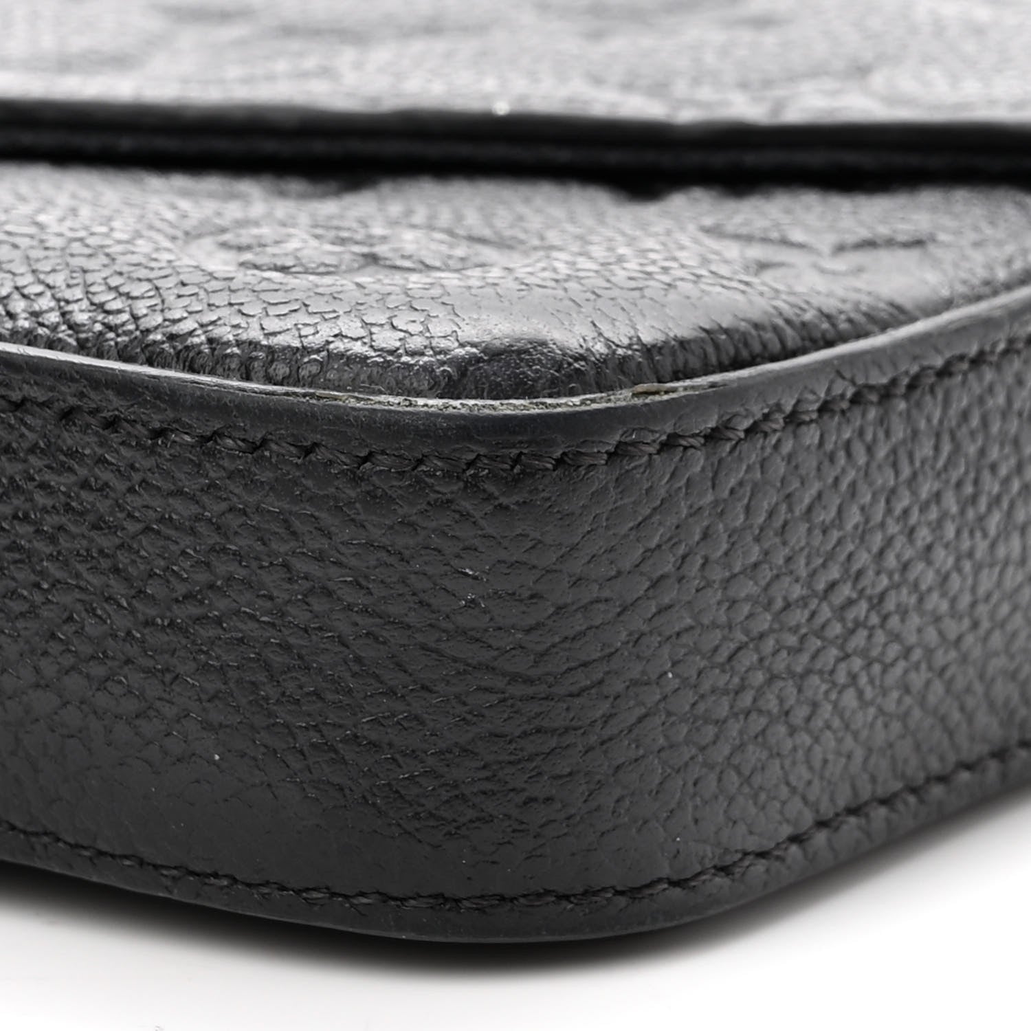 Louis Vuitton Empreinte Pochette Felicie Chain Wallet Black 9 of 9