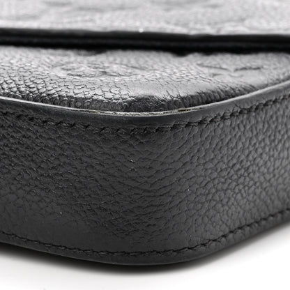 Louis Vuitton Empreinte Pochette Felicie Chain Wallet Black 9 of 9