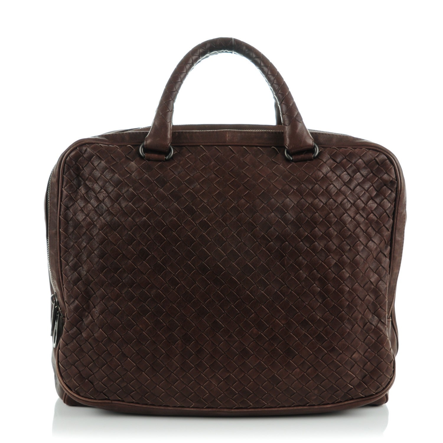 Bottega Veneta Nappa Intrecciato Business Bag Ebano 1 of 10