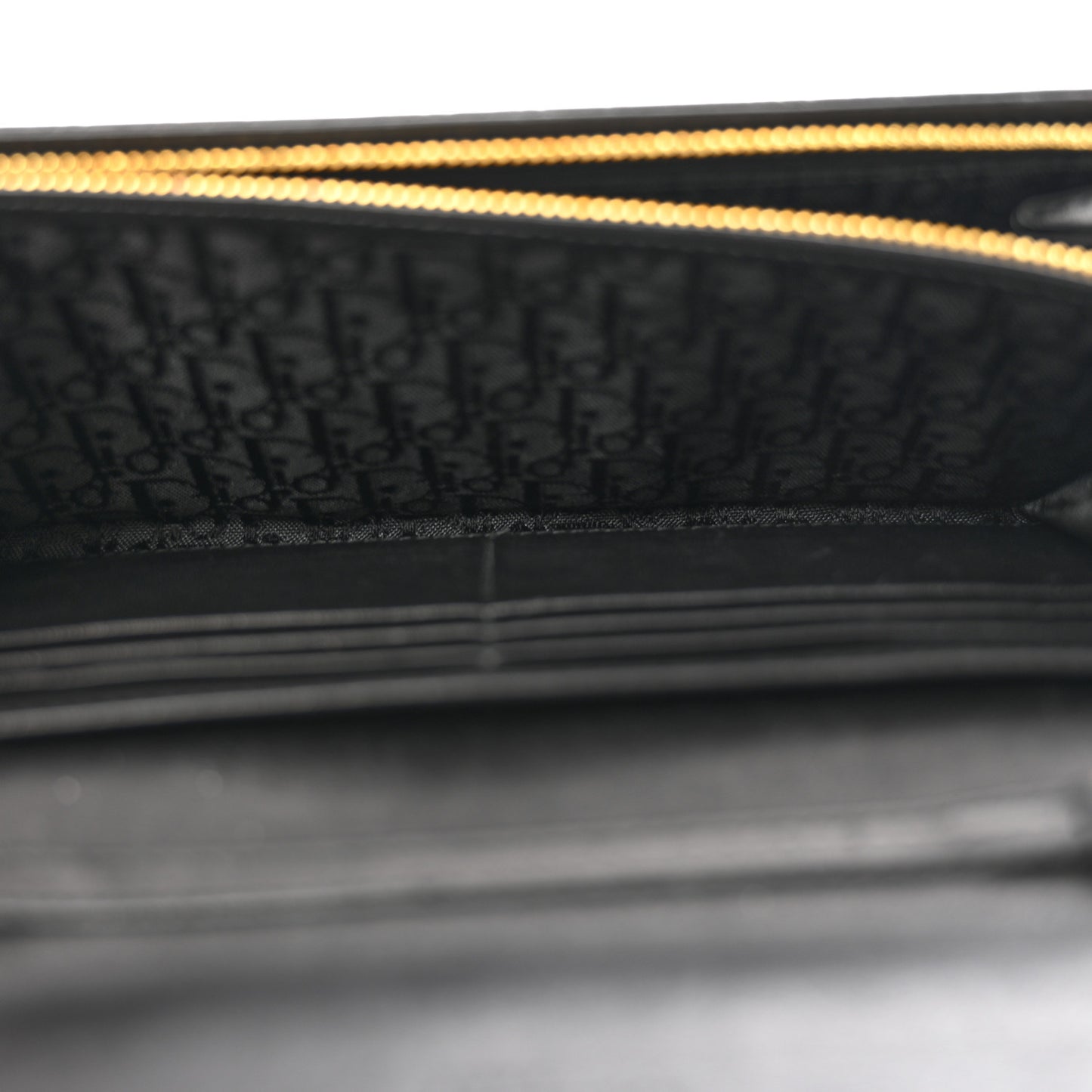 Lambskin Cannage Rendez-vous Chain Wallet Black