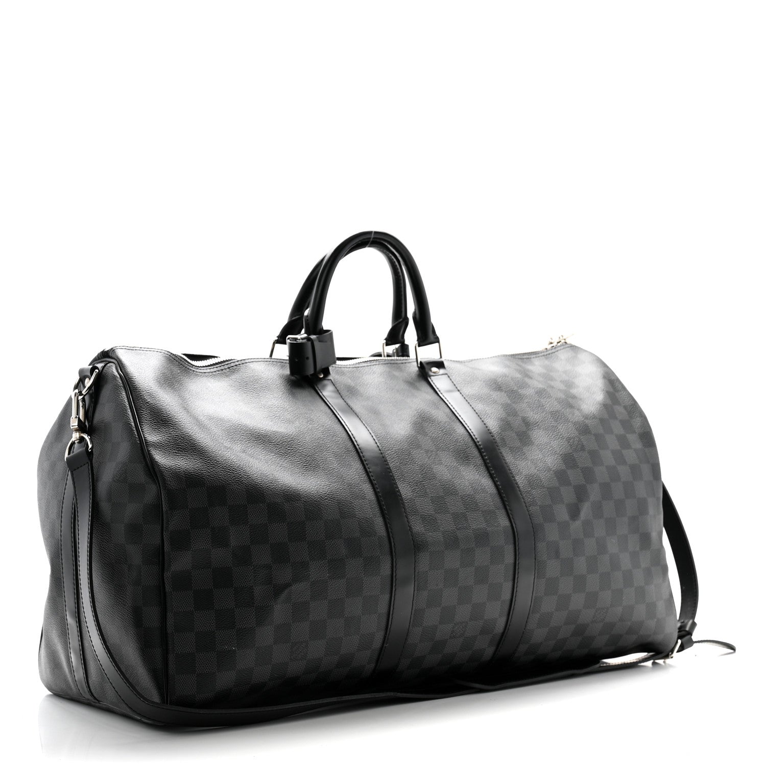 Louis Vuitton Monogram Eclipse Keepall Bandouliere 55 2 of 12