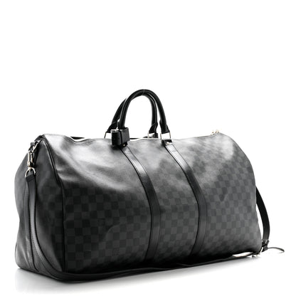 Louis Vuitton Monogram Eclipse Keepall Bandouliere 55 2 of 12