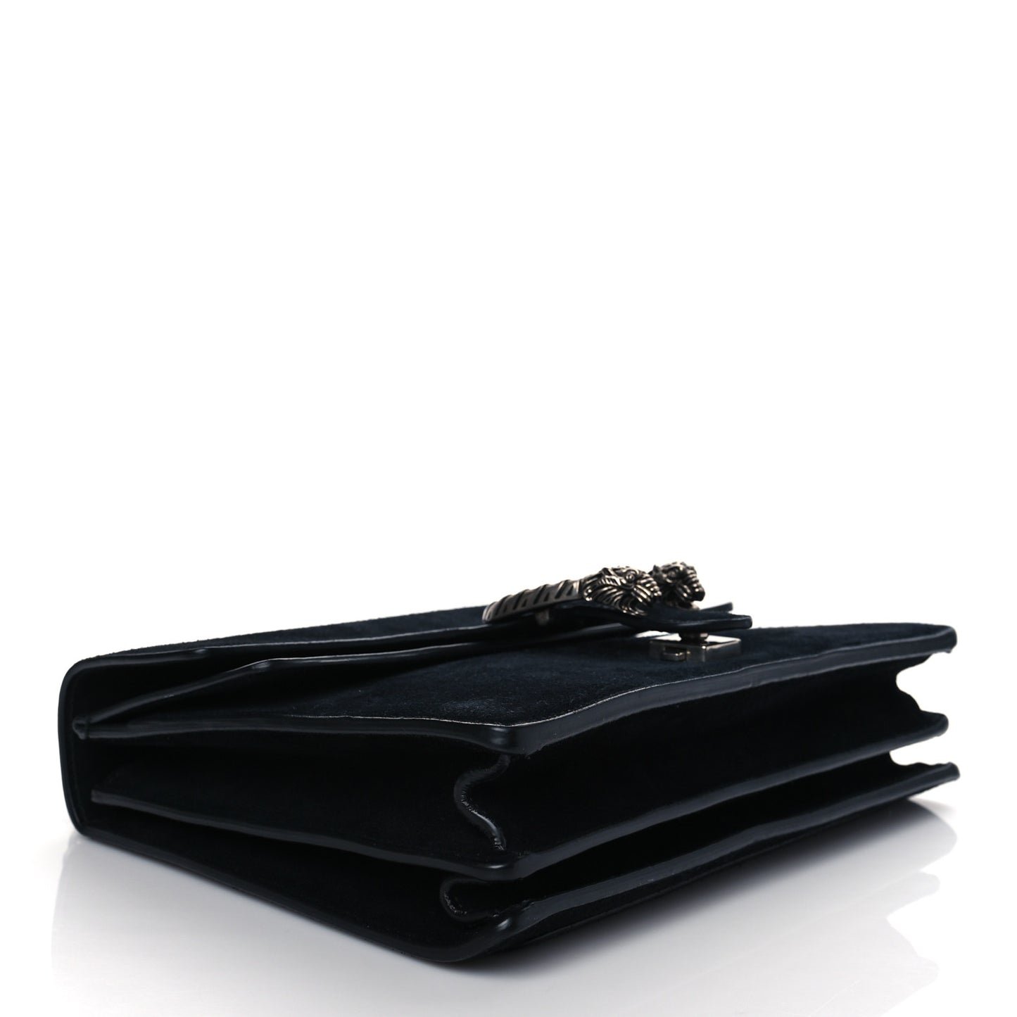Suede Medium Dionysus Shoulder Bag Black