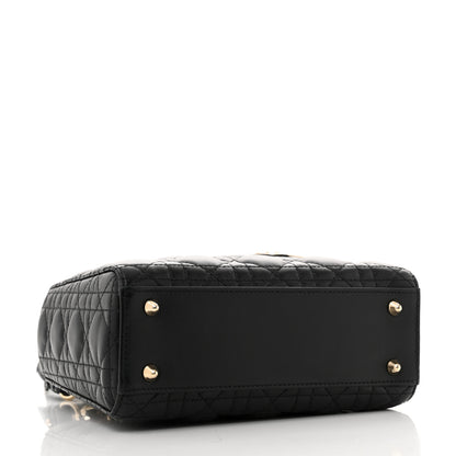 Christian Dior Lambskin Cannage Small My ABCDior Lady Dior Black 4 of 13