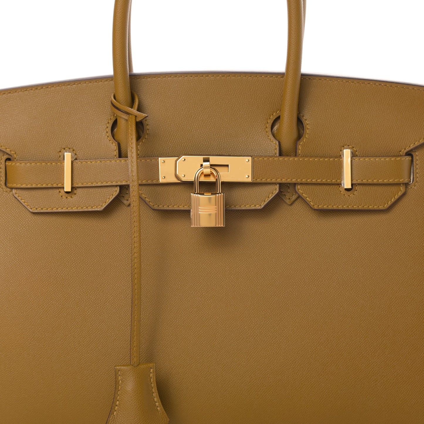 Madame Calfskin Birkin Sellier 30 Bronze Dore