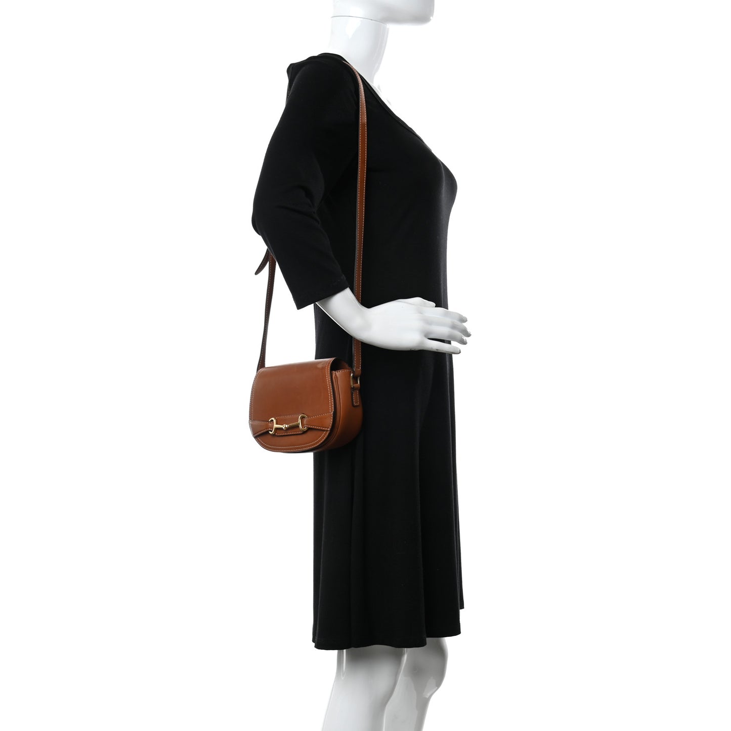 Natural Calfskin Small Crecy Bag Tan