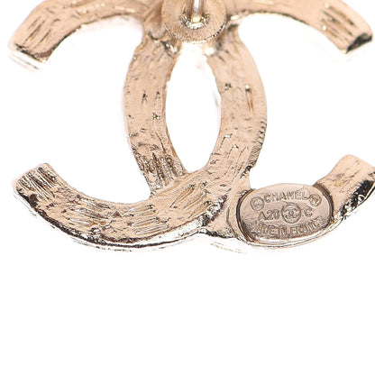 Chanel Crystal CC Earrings Gold Multicolor 4 of 5