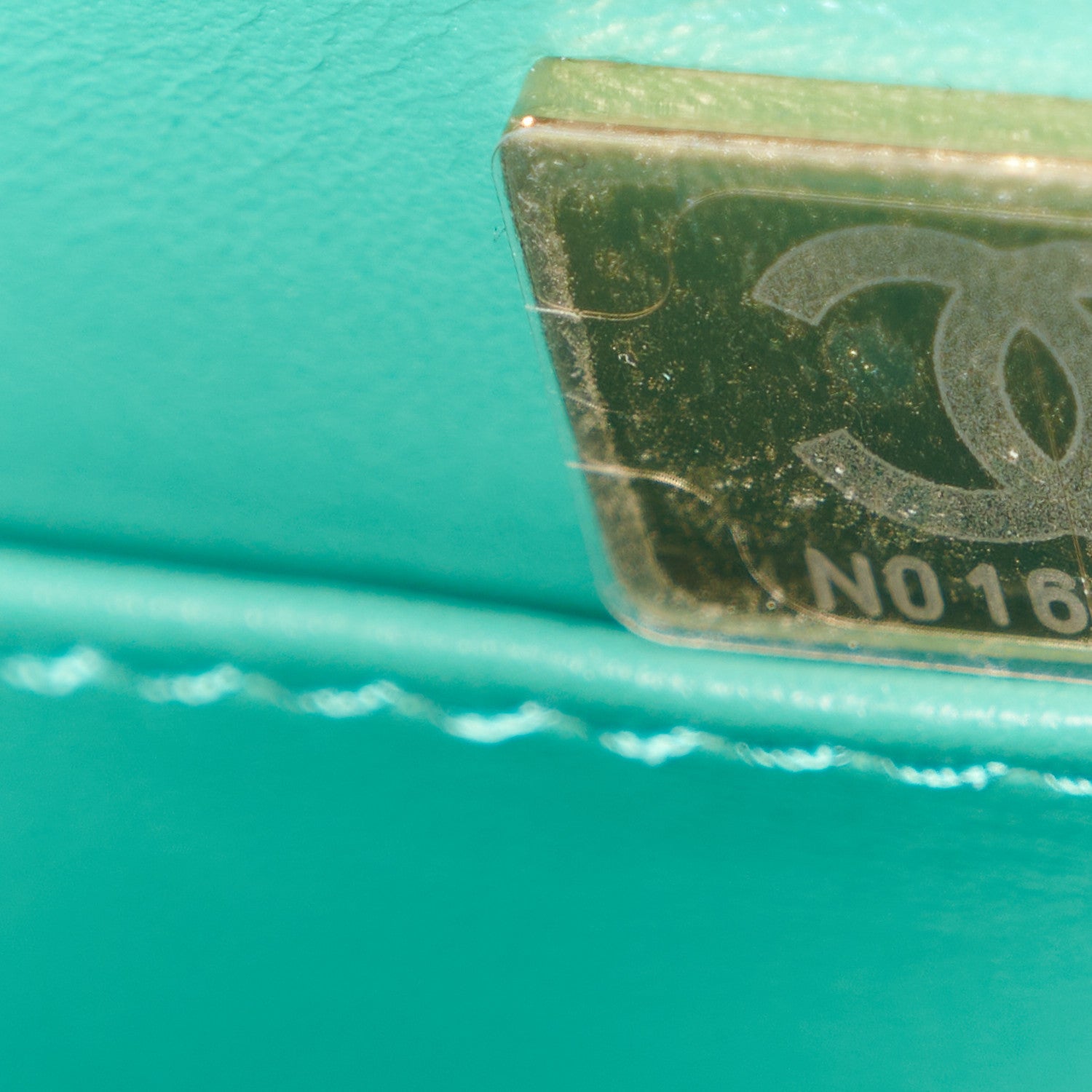 Chanel Caviar Quilted Small Coco Handle Flap Green 8 of 12
