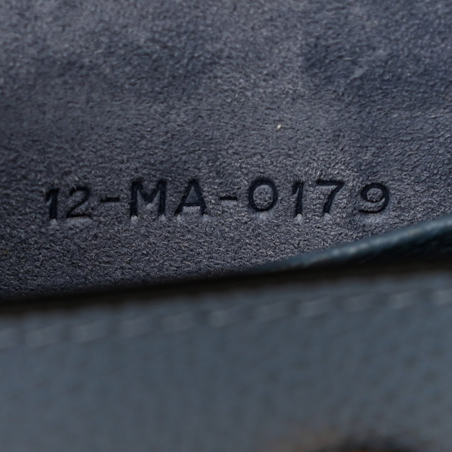 Christian Dior Grained Calfskin Saddle Belt Bag Denim Blue 6 of 13