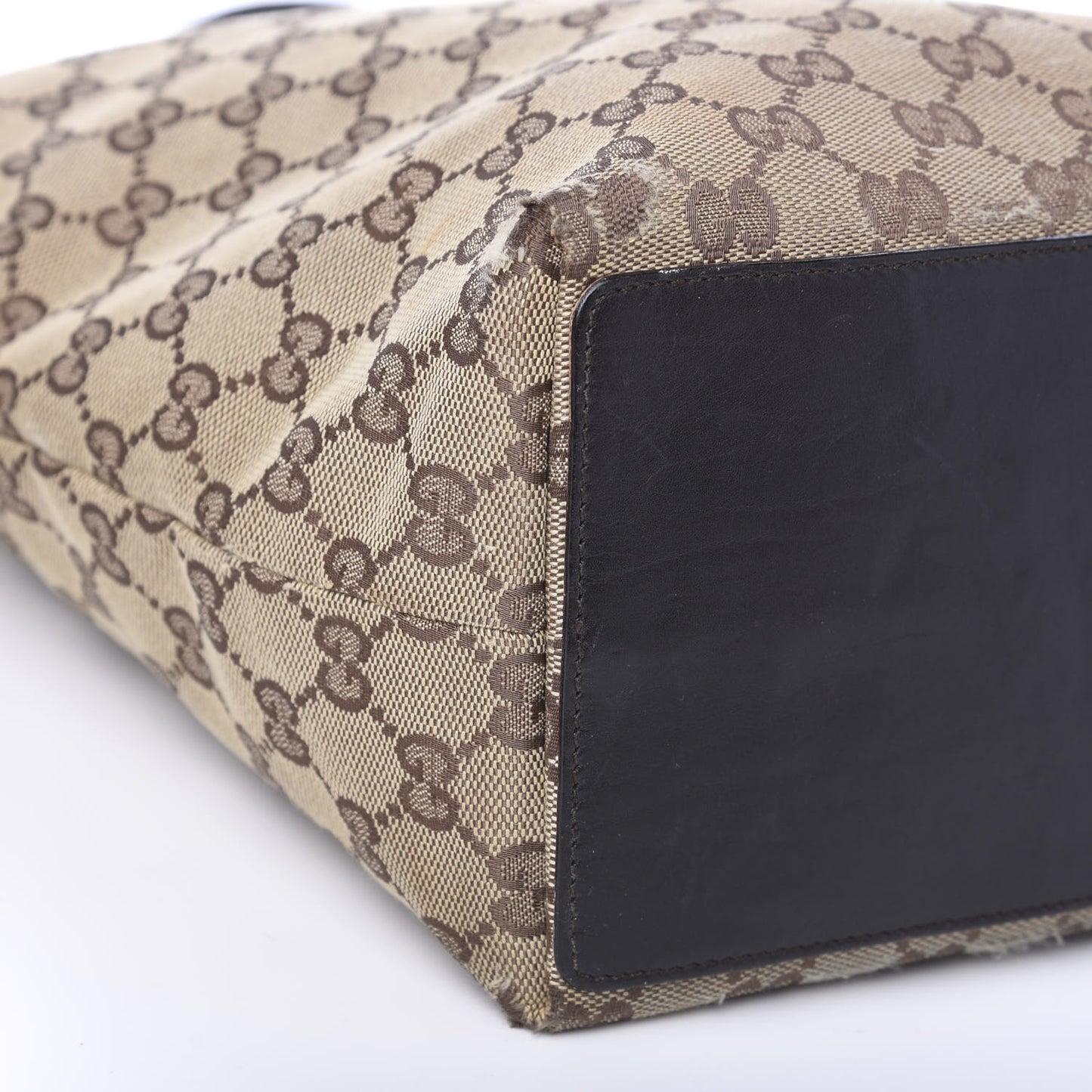 Monogram Large Bucket Tote Dark Brown