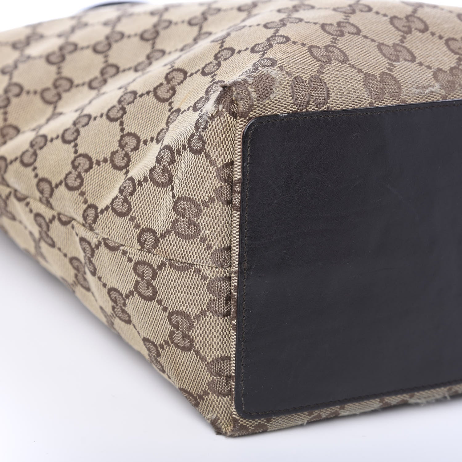 Gucci Monogram Large Bucket Tote Dark Brown 8 of 12