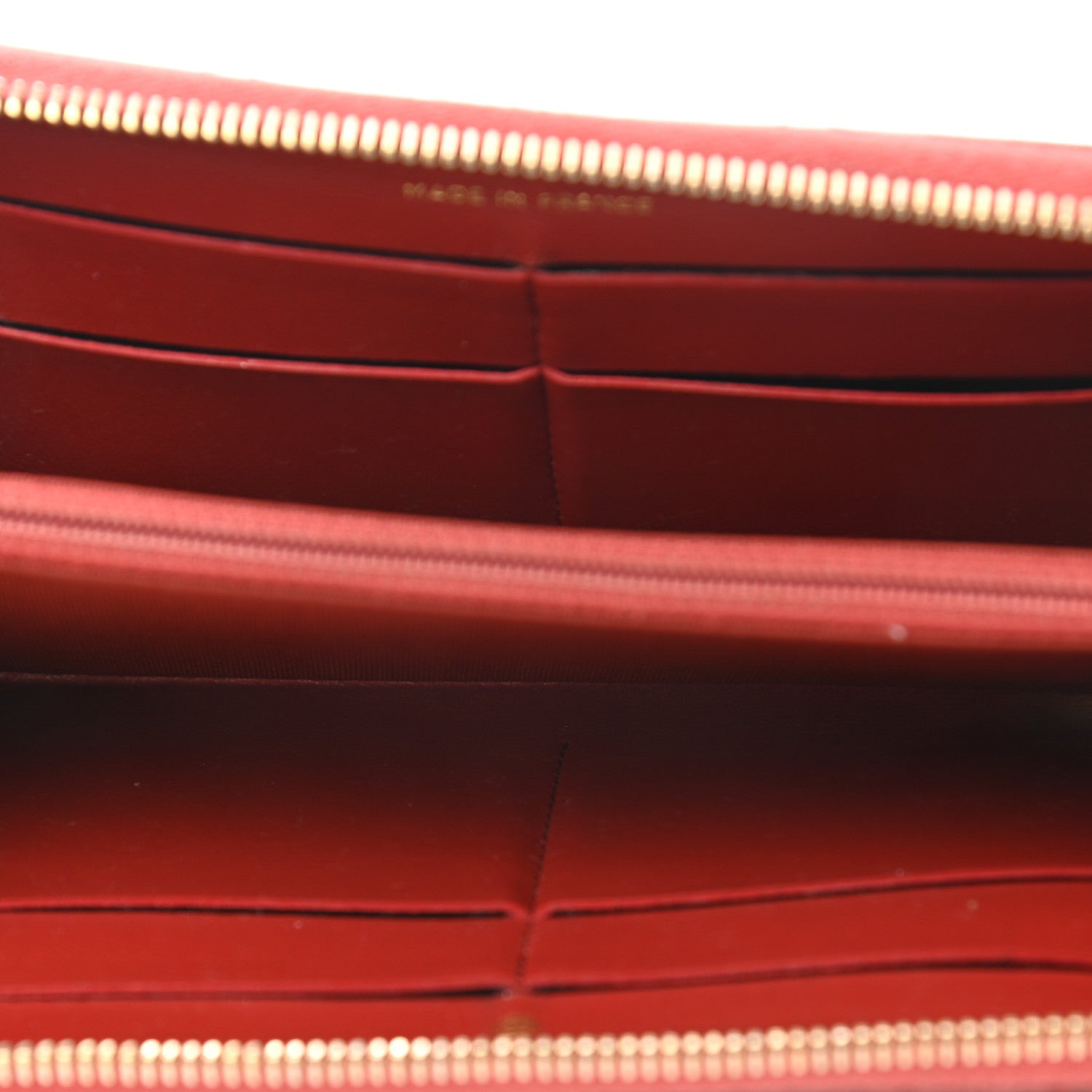 Chanel Calfskin Quilted Reissue Zip Around Wallet Red 5 of 10