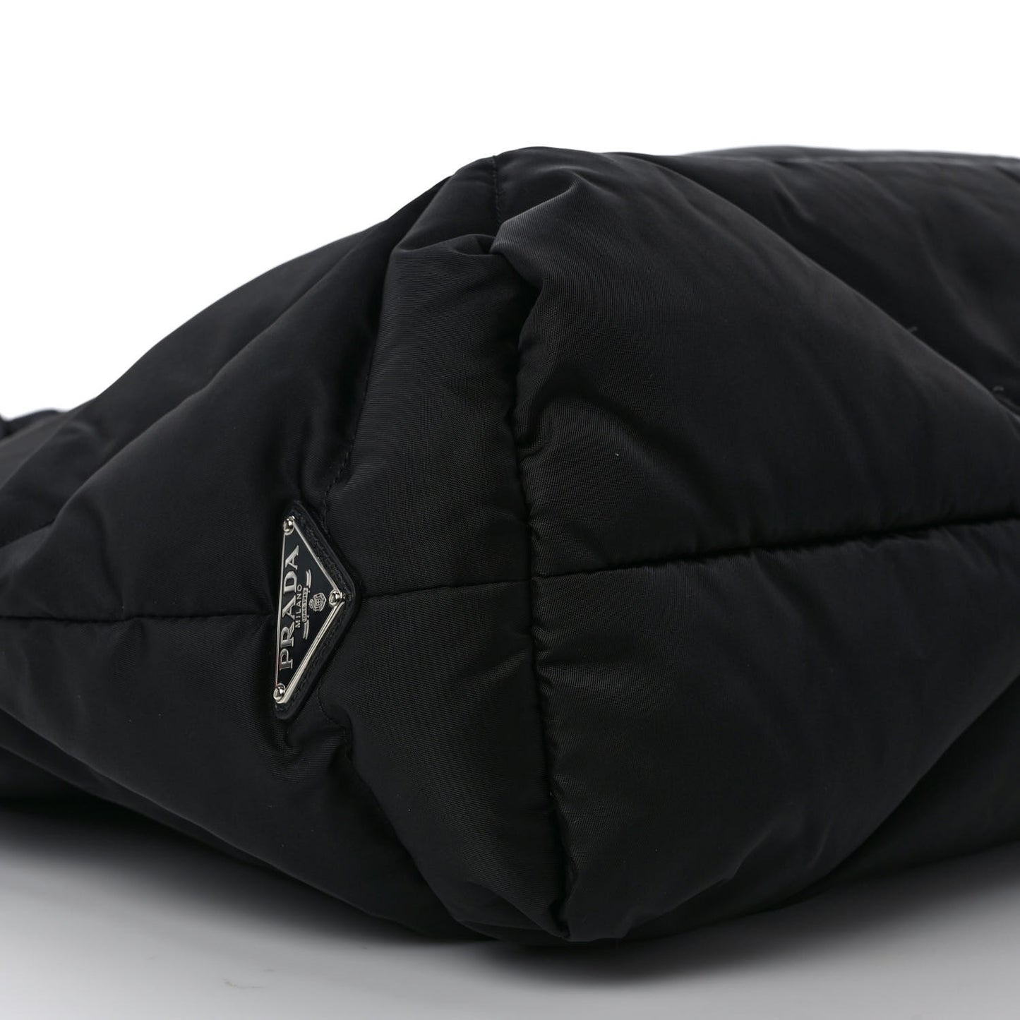Tessuto Re-Nylon Padded Tote Black