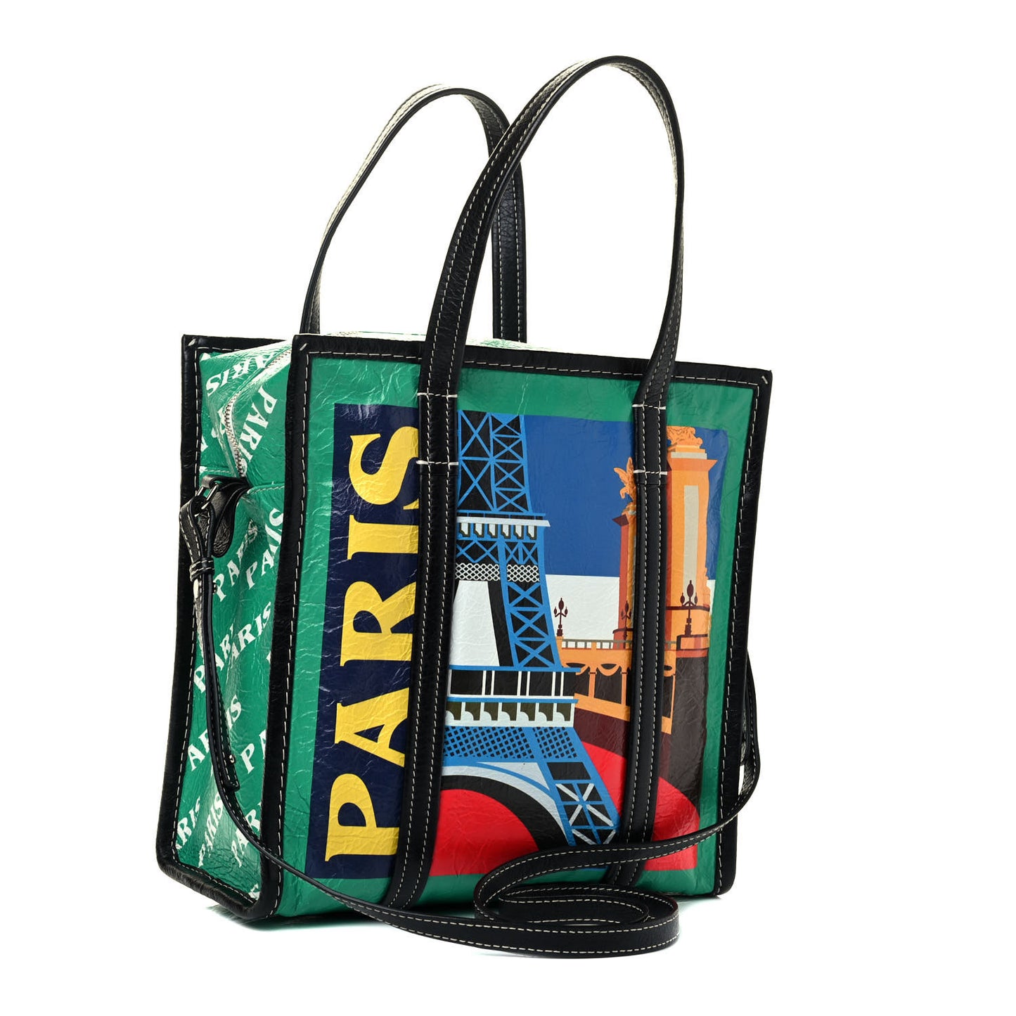 Agneau Arena Paris Print S Bazar Shopper Tote